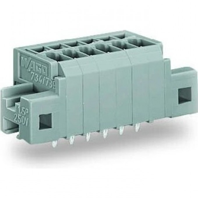 Клемма на печатную плату WAGO CAGE CLAMP® 4-полюсная шаг 3.5 мм 1119211