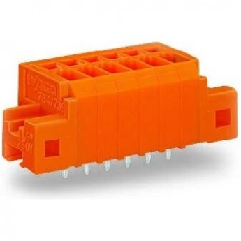 Клемма на печатную плату WAGO CAGE CLAMP® 2-полюсная шаг 3.81 мм 1119319 Клемма на печатную плату WAGO CAGE CLAMP® 2-полюсная шаг 3.81 мм 1119319