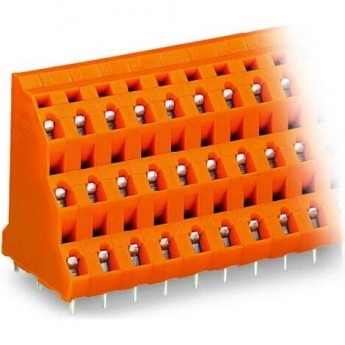 Трехуровневая клемма на печатную плату WAGO CAGE CLAMP® шаг 7.62 мм 1119348 Трехуровневая клемма на печатную плату WAGO CAGE CLAMP® шаг 7.62 мм 1119348