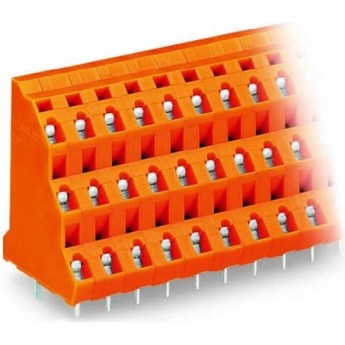 Трехуровневая клемма на печатную плату WAGO CAGE CLAMP® 3 x 16-полюсов шаг 7.62 мм 2.50 мм 1119360 Трехуровневая клемма на печатную плату WAGO CAGE CLAMP® 3 x 16-полюсов шаг 7.62 мм 2.50 мм 1119360