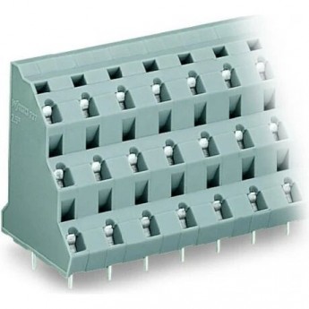 Трехуровневая клемма на печатную плату WAGO CAGE CLAMP® 2.5 мм шаг 10 мм 3 x 4-полюсов 1119369 Трехуровневая клемма на печатную плату WAGO CAGE CLAMP® 2.5 мм шаг 10 мм 3 x 4-полюсов 1119369