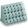 Трехуровневая клемма на печатную плату WAGO CAGE CLAMP® 2.5 мм шаг 10 мм 3 x 4-полюсов 1119369