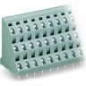Трехуровневая клемма на печатную плату WAGO CAGE CLAMP® 2,5 мм, шаг контактов 7,5 мм, 3 x 3-полюса 1119398