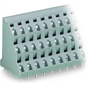 Трехуровневая клемма на печатную плату WAGO CAGE CLAMP® 2,5 мм шаг 7,5 мм 3 x 6-полюсов 1119403 Трехуровневая клемма на печатную плату WAGO CAGE CLAMP® 2,5 мм шаг 7,5 мм 3 x 6-полюсов 1119403