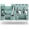 Наборная 2-проводная клемма на печатную плату WAGO CAGE CLAMP® шаг 5 мм 1119527
