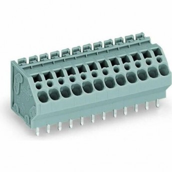 Клемма на печатную плату WAGO 5-полюсная CAGE CLAMP® шаг контактов 5 мм 1119542