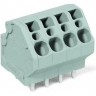 Клемма на печатную плату WAGO CAGE CLAMP® 8-полюсная шаг 5 мм 4 мм 1119576