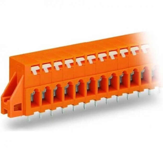 Клемма на печатную плату WAGO CAGE CLAMP® нажимная 16-полюсная шаг 5.08 мм 1119624