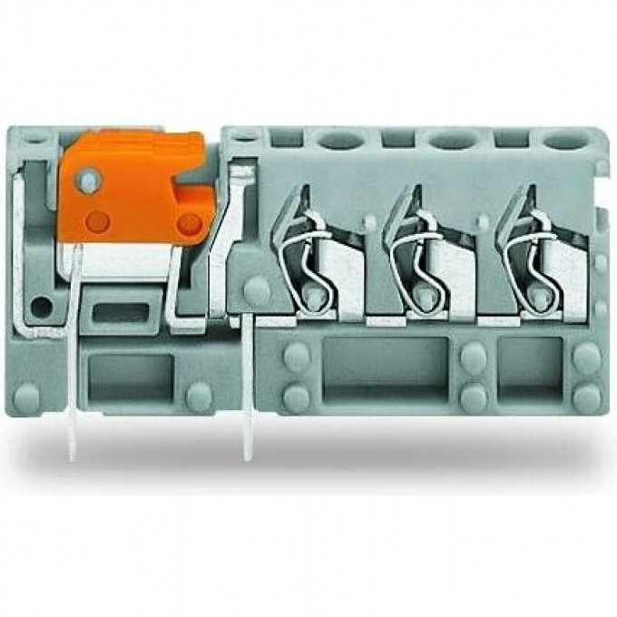 Наборная клемма на печатную плату WAGO с ножевым размыкателем CAGE CLAMP® 2.5 мм шаг 5 мм 1119704