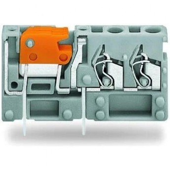 Наборная 2-проводная клемма на печатную плату WAGO CAGE CLAMP® с ножевым размыкателем 2.5 мм шаг 5 мм 1119706 Наборная 2-проводная клемма на печатную плату WAGO CAGE CLAMP® с ножевым размыкателем 2.5 мм шаг 5 мм 1119706