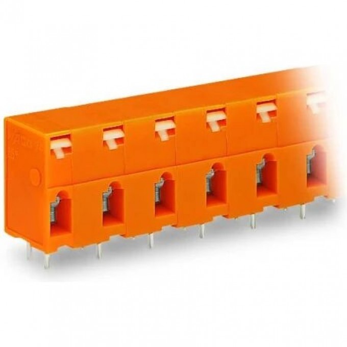 Клемма на печатную плату нажимная WAGO CAGE CLAMP® 2-полюсная шаг 10.16 мм 1119742