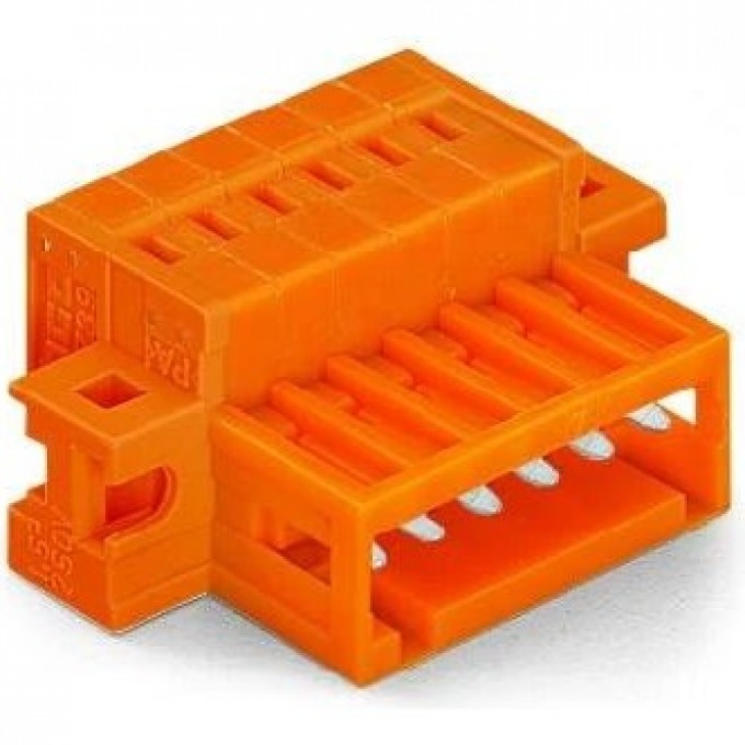 Вилка 1-проводная WAGO MCS MINI с защитой от неправильного подсоединения, шаг 3.81 мм, 2-полюсная 1119751
