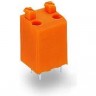 Клемма на печатную плату нажимная кнопка WAGO PUSH WIRE® 3-пол. шаг 3.81 мм 1120085