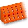 Двухуровневая клемма на печатную плату WAGO CAGE CLAMP® шаг 10.16 мм 2x3-полюса 1120092