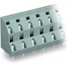 Двухуровневая клемма на печатную плату WAGO CAGE CLAMP® шаг 10 мм 2x8-полюсов 1120101