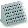 Трехуровневая клемма на печатную плату WAGO CAGE CLAMP® шаг 5 мм 3 x 2-полюсов 1120115