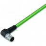 Кабель Ethernet Profinet WAGO M12 D-кодирование угловой 10 м 1120361