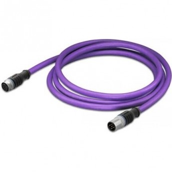 Кабель PROFIBUS WAGO M12 прямой 10 м В-кодирование 1120412 Кабель PROFIBUS WAGO M12 прямой 10 м В-кодирование 1120412