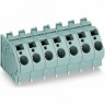 Клемма на печатную плату WAGO CAGE CLAMP® 8-полюсная шаг 10 мм 1121021