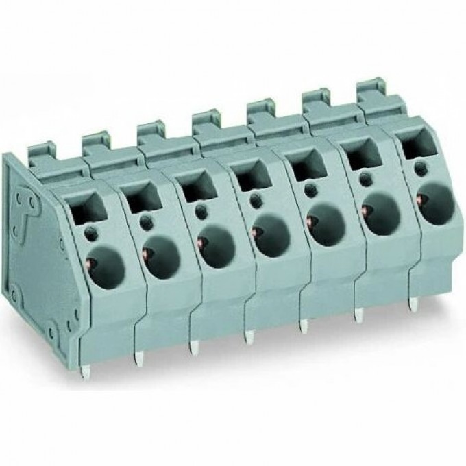 Клемма на печатную плату WAGO CAGE CLAMP® 7-полюсная шаг 10 мм 1121022