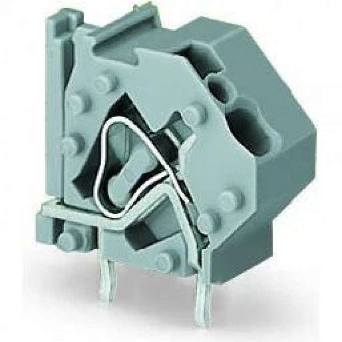 Наборная клемма на печатную плату WAGO CAGE CLAMP® шаг контактов 10 мм 1-полюсная 1121051