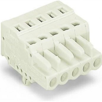 1-проводниковая розетка WAGO MCS MIDI 10-пол. шаг 5 мм 1122339