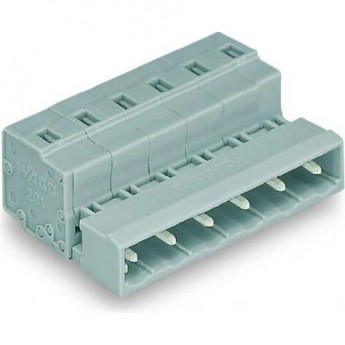 Вилка 1-проводная WAGO MCS MIDI Classic 3-полюсная шаг 7.5 мм 2.5 мм 1123370