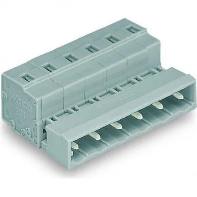 Вилка 1-проводная WAGO MCS MIDI Classic 7-полюсная шаг 7.5 мм 1123388