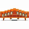 Клеммы 4-уровневые с общим потенциалом WAGO для монтажа на DIN-рейку 35 мм 1123473