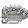 Клеммы проходные 3-проводные WAGO TOPJOB Classic 2.5 мм для DIN-рейки 1124364