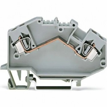 Клеммы проходные 2-проводные WAGO TOPJOB Classic для DIN-рейки 35x15 и 35x7.5 CAGE CLAMP 4 мм серые 1124369 Клеммы проходные 2-проводные WAGO TOPJOB Classic для DIN-рейки 35x15 и 35x7.5 CAGE CLAMP 4 мм серые 1124369