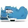 Клемма 1-проводная с размыкателем нейтрали WAGO TOPJOB Classic CAGE CLAMP® 35 мм синяя 1124428