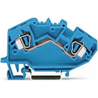 2-проводные проходные клеммы WAGO TOPJOB Classic для Ex i, DIN-рейки 35x15 и 35x7.5, CAGE CLAMP 6.00 мм, синие 1124453 2-проводные проходные клеммы WAGO TOPJOB Classic для Ex i, DIN-рейки 35x15 и 35x7.5, CAGE CLAMP 6.00 мм, синие 1124453