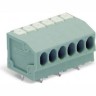 Клемма на печатную плату WAGO Push-in CAGE CLAMP® 7-полюсная шаг 3.5 мм 1124906