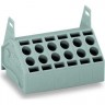 Клеммы для печатных плат WAGO 2-проводные Push-in CAGE CLAMP® 9-полюсные шаг 5 мм 1124988