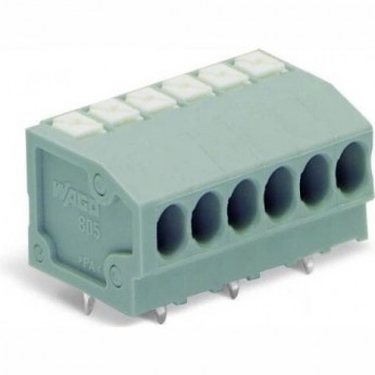 Клемма на печатную плату WAGO Push-in CAGE CLAMP® 11-полюсная шаг 3.5 мм 1124999