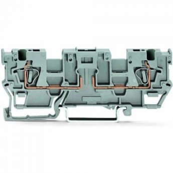Клеммы базовые 2-проводные WAGO X-COM CAGE CLAMP® 4 мм для DIN-рейки 1126520