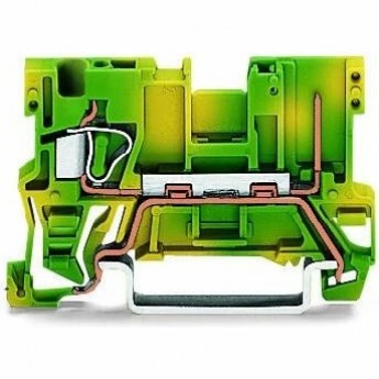 Клеммы базовые с заземлением WAGO X-COM CAGE CLAMP® для DIN-рейки 35 мм 4 мм 1126627 Клеммы базовые с заземлением WAGO X-COM CAGE CLAMP® для DIN-рейки 35 мм 4 мм 1126627