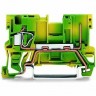 Клеммы базовые с заземлением WAGO X-COM CAGE CLAMP® для DIN-рейки 35 мм 4 мм 1126627