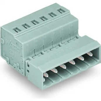 Вилка 1-проводная WAGO MCS MIDI Classic 23-полюсная шаг 5 мм 1128443