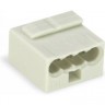 Соединитель MICRO PUSH WIRE WAGO для распределительных коробок для одножильных проводников 0..8 мм 4-проводной 1129083