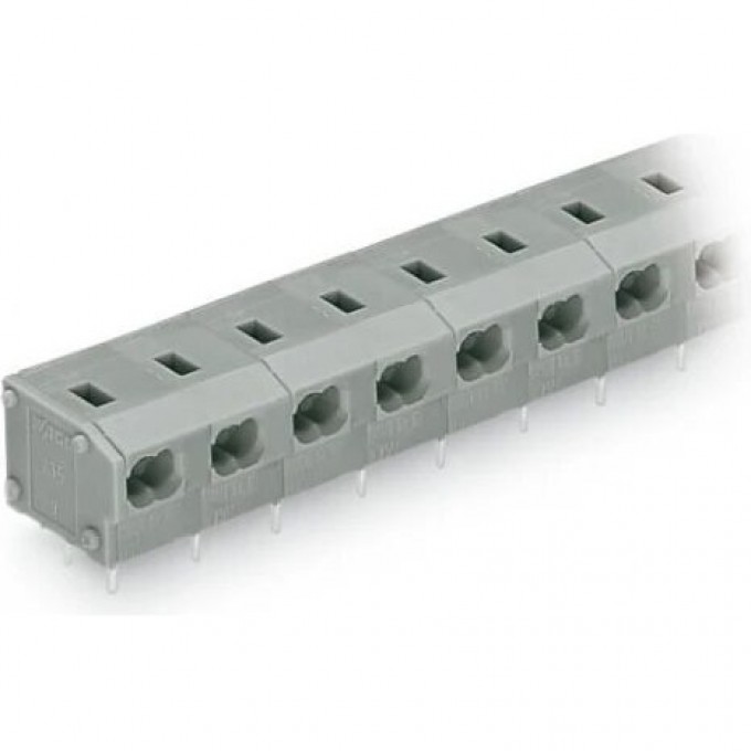 Клеммы для печатных плат WAGO PUSH WIRE® 3-полюсные шаг 7.5/7.62 мм 0.75 мм 1129967