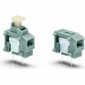 Наборная клемма на печатную плату WAGO PUSH WIRE® 0.75 мм, шаг 5/5.08 мм, 1-полюсная 1129993