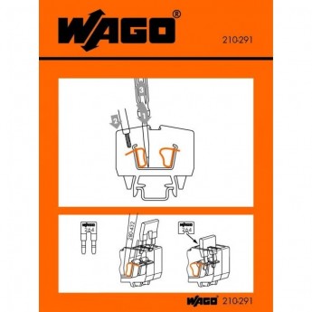 Наклейки для инструкции клемм WAGO Серия 264 1130247 Наклейки для инструкции клемм WAGO Серия 264 1130247