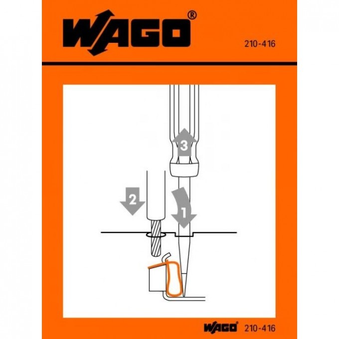 Наклейки для инструкции по использованию CAGE CLAMP® универсальные Wago 1130459
