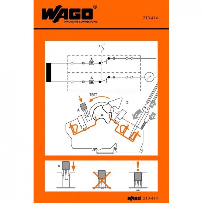 Наклейки для инструкции по использованию Wago 1130461
