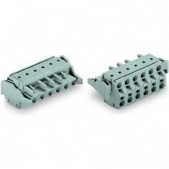 2-проводная розетка с фиксирующим рычагом WAGO MCS MIDI Classic 10-полюсная шаг 2.5 мм 1131260 2-проводная розетка с фиксирующим рычагом WAGO MCS MIDI Classic 10-полюсная шаг 2.5 мм 1131260