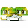Клеммы с заземлением WAGO CAGE CLAMP® 3-проводные для DIN-рейки 35 x 15 и 35 x 7.5 мм 4 мм 1132201