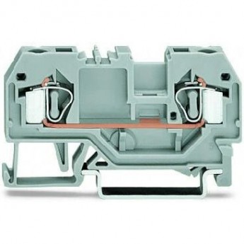 Клеммы проходные WAGO 2-проводные CAGE CLAMP® 4 мм для DIN-рейки 1132206 Клеммы проходные WAGO 2-проводные CAGE CLAMP® 4 мм для DIN-рейки 1132206