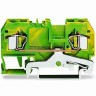 Клемма заземления WAGO CAGE CLAMP® 2-проводная для DIN-рейки 35x15 и 35x7.5, 4 мм 1132210